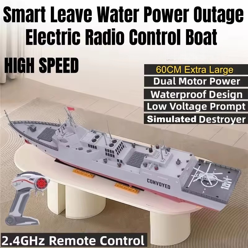 Rc Hobby Grade Boat - NOVO Destruidor RC de Alta Velocidade