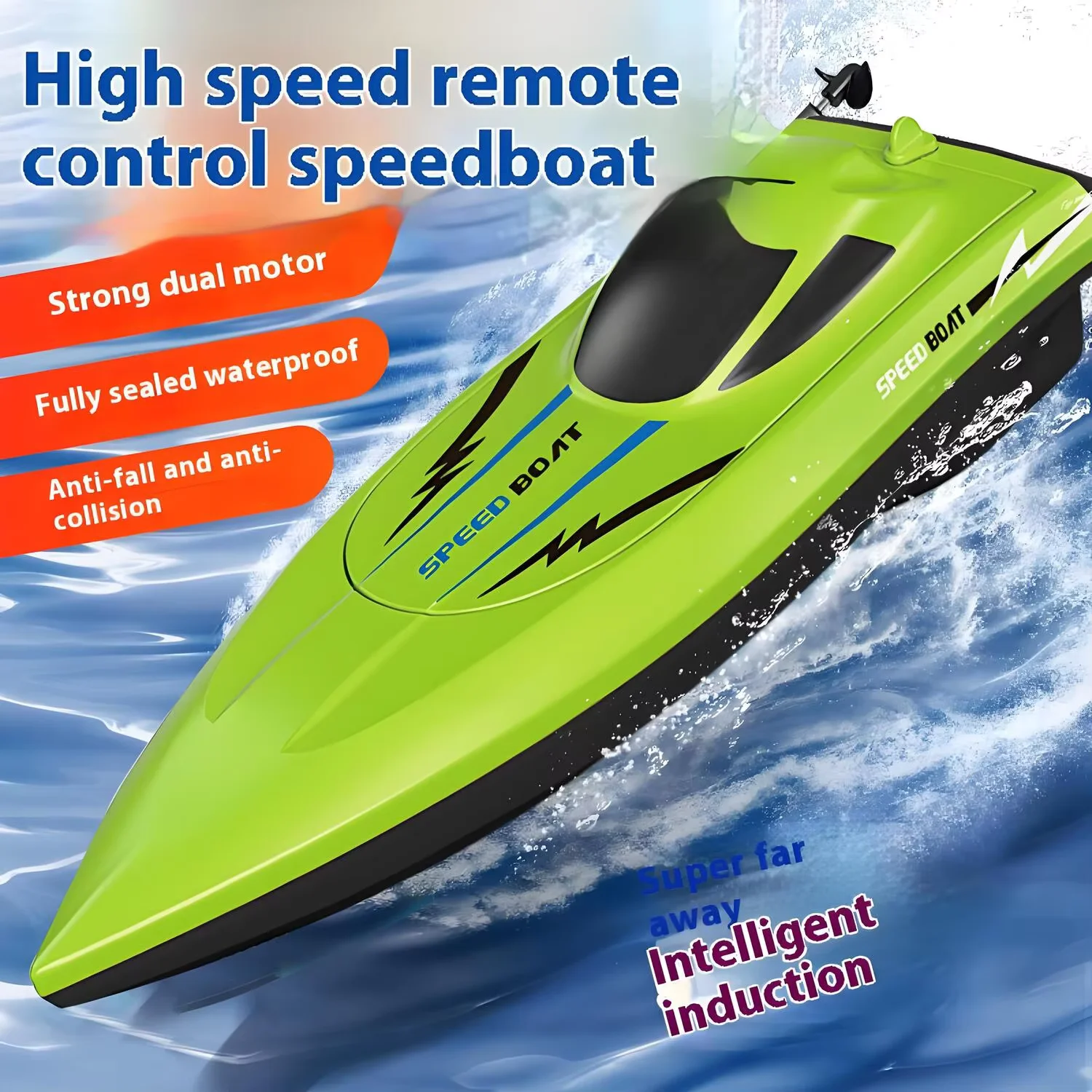 Rc Hobby Grade Boat - Barco de Controle Remoto à Prova