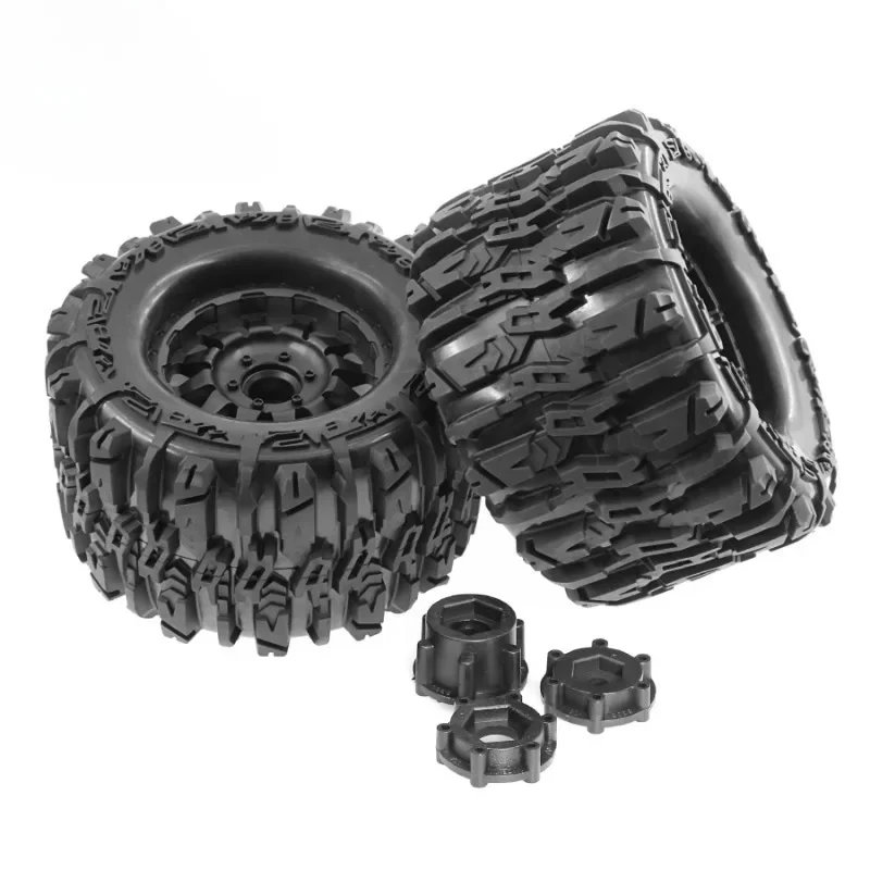 4 Peças Pneus e Rodas 1/8 170m - Rc Truck Monster avaliação e preço
