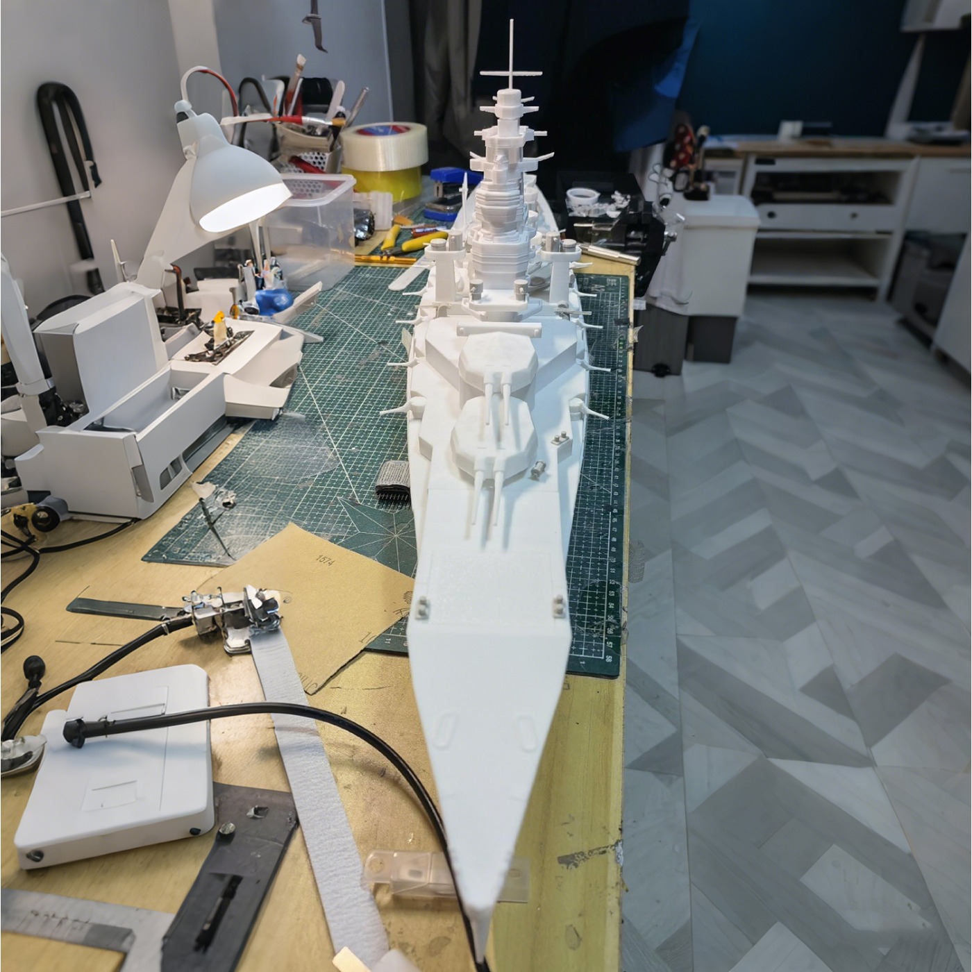 1/200 barcos rc 107cm kongo se - Rc Hobby Grade Boat avaliação e preço