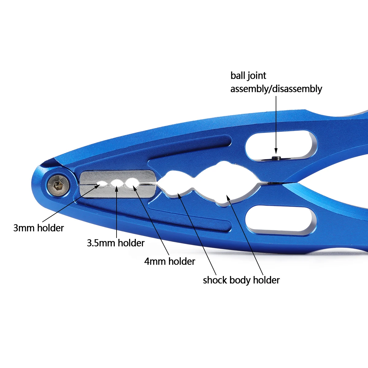 Alicate cnc de alumínio, ferra - Rc Hobby Tools avaliação e preço