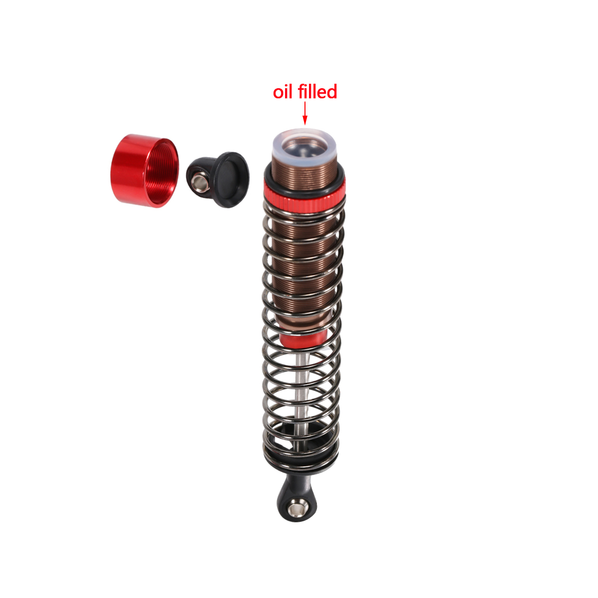 Choques cheios de óleo ajustáv - Rc Truck Monster avaliação e preço