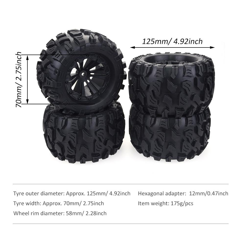 ZD Racing-Monster Truck Tire,  - Rc Truck Monster avaliação e preço