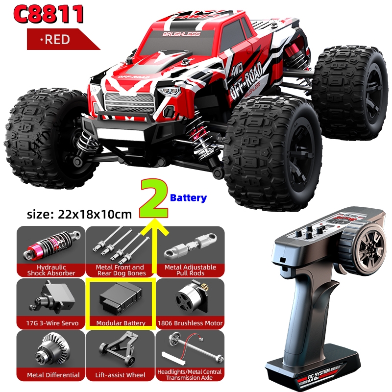 JHD C8811 40 KM/H Carros RC de - Rc Truck Monster avaliação e preço