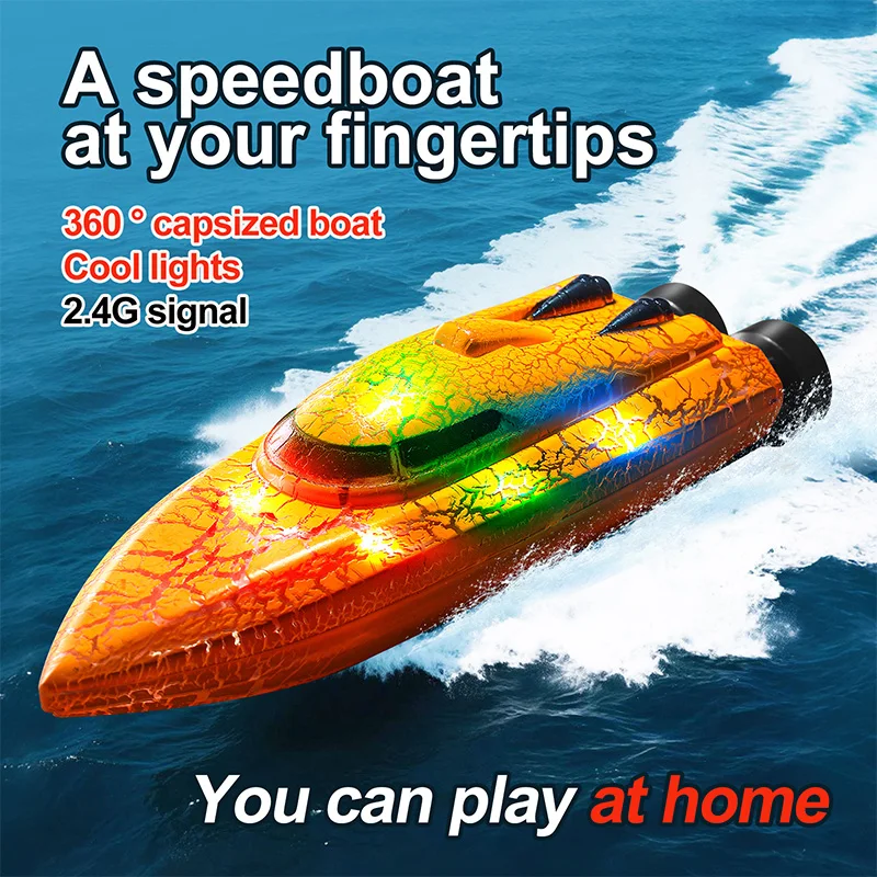 Barco RC Mini 2.4G com Luzes,  - Rc Hobby Grade Boat avaliação e preço